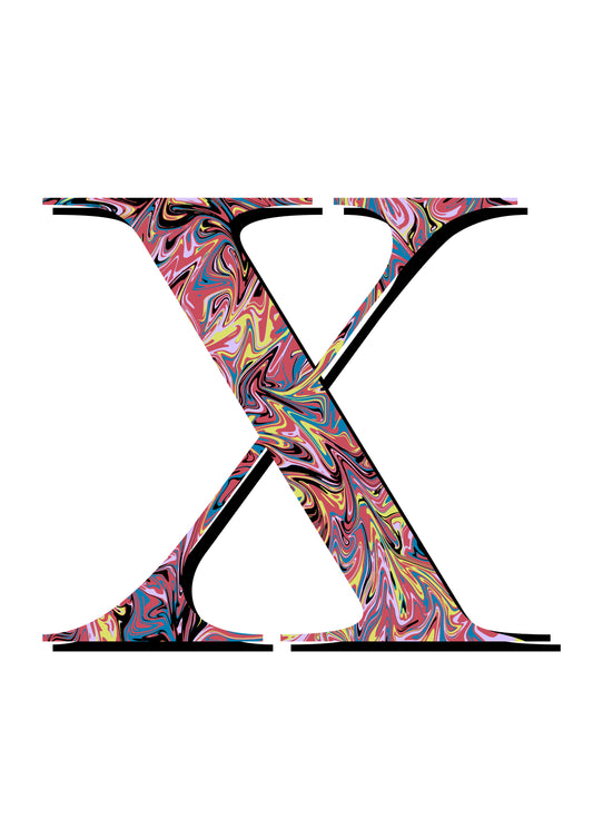 X MARBLED